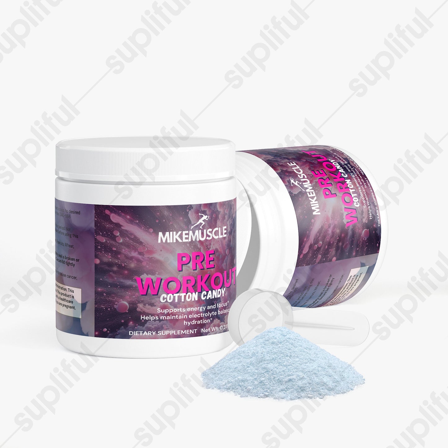 MIKEMUSCLE PREWORKOUT (Cotton Candy)