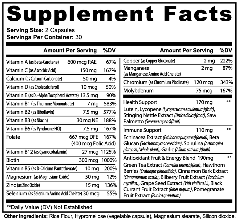 Men's Lifestyle Multivitamin