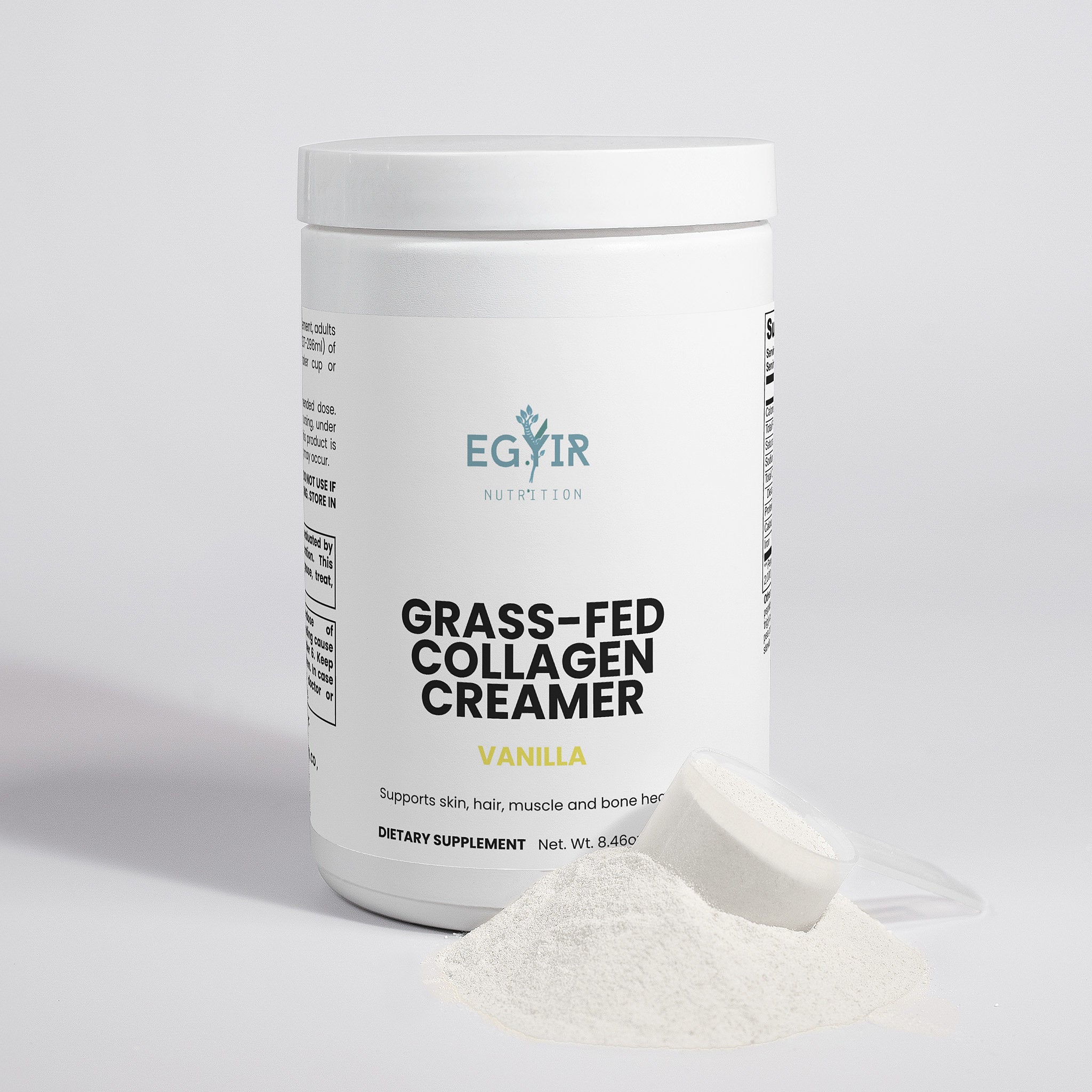 Grass-Fed Collagen Creamer (Vanilla)