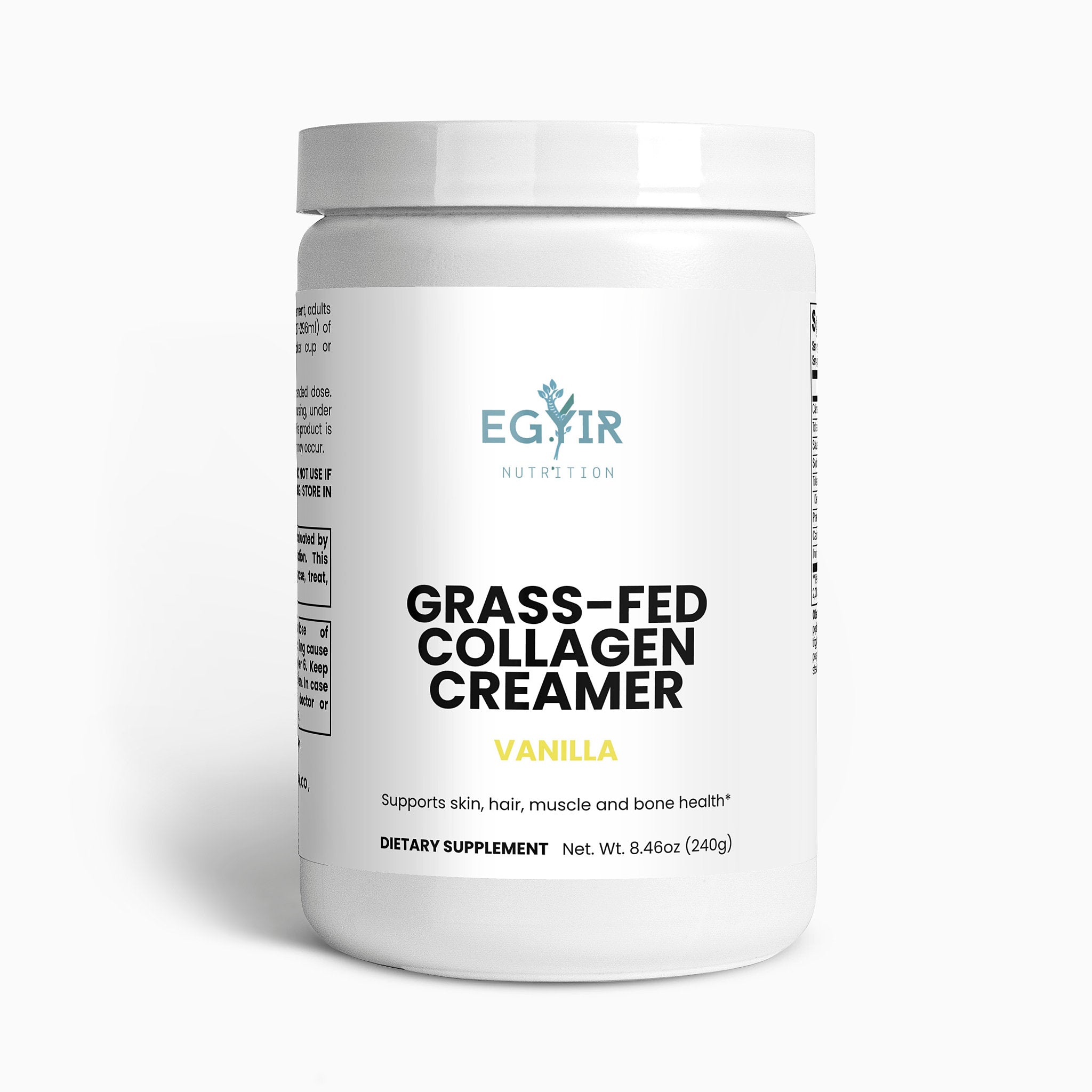 Grass-Fed Collagen Creamer (Vanilla)