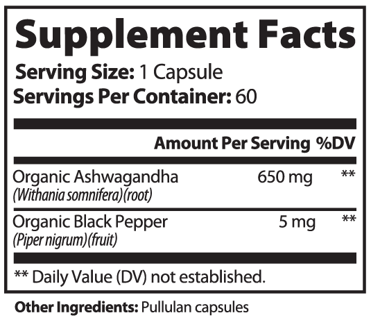 Organic KSM-66 Ashwagandha